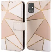 IMoshion Étui de télephone portefeuille Design Samsung Galaxy A51 - Beige Graphic