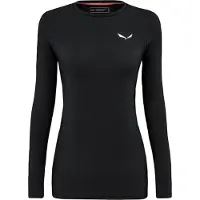 Salewa Cristallo Warm Alpine Merino Responsive Long Sleeve Base Layer Noir XS Femme