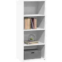 vidaXL Highboard blanc 50x41x124 cm Bois composite