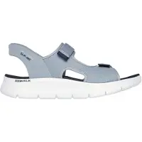 SKECHERS Sandales plates GO WALK FLEX SANDAL hommes - Gris - 44