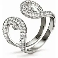 Folli Follie 3r15s059c-54 Ring Argenté 54 Femme
