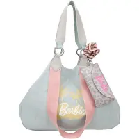 Fritzi aus Preußen Cabas 'Izzy Medium Barbie' bleu clair / citron / blanc