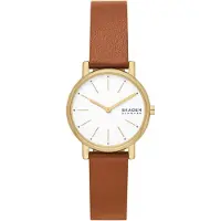 Skagen Signature Lille, Or, (Horloge analogique, 30 mm)
