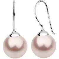 Nenalina Boucles d'oreilles rose ancienne / argent