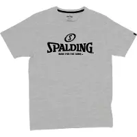 Spalding T-Shirt Essential Logo Hommes - Gris Métallisé