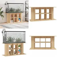 vidaXL Support d'aquarium Chêne Sonoma 120x40x60 cm Bois d'ingénierie