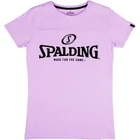 Spalding Essential Logo T-Shirt Femme - Violet