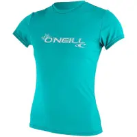 O'Neill Basic Skins Sun Short Sleeve Rash Guard Bleu 2XL Femme