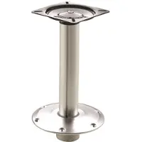 VETUS Foot Seat Fixed Height Detachable 33 Cm Argenté