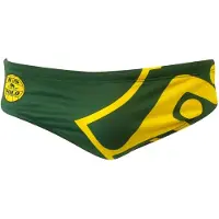 Turbo Official Australian Swimming Brief Vert 3XL Homme