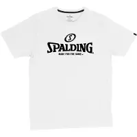 Spalding Essential Logo Short Sleeve T-shirt Blanc XL Homme