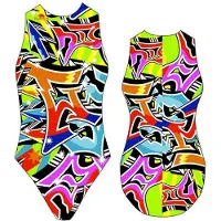 Turbo Grafitti Swimsuit Multicolore L Femme
