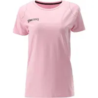 Spalding Essential Short Sleeve T-shirt Rose M Femme