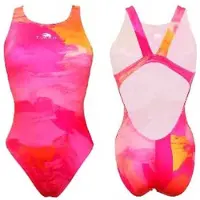 Turbo Brush Brush Swimsuit Orange,Rose 5-6 Years Fille
