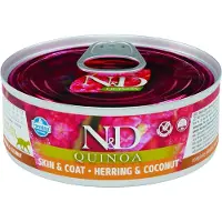 Farmina Manteau En Peau De Quinoa Boîte De Hareng 24x80g Nourriture Pour Chats