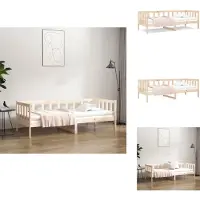 vidaXL Lit de jour 80x200 cm Pin massif - Lits et sommiers