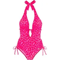 Buffalo Maillot de bain rose néon / rouge
