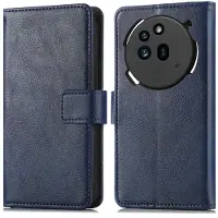 IMoshion Étui de télephone portefeuille de luxe pour Nothing Phone (3a) Pro - Bleu foncé