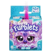 Hasbro Furby Furblets Hip-Bop, mini jouet électronique en peluche pour filles et garçons, plus de 45 sons, dès 6 ans,