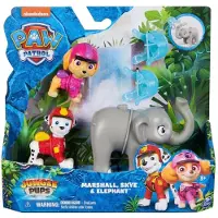 Paw Patrol Jungle Pups Marshall, Skye &amp; Elephant
