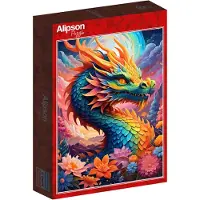 Alipson Puzzle Puzzle Dragon Coloré - 1000 pièces