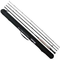 Baetis Canne à pêche à la mouche Precision 2.0, noire, 3,20 m / Line 3, noire, 3,20 m