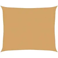 vidaXL Voile d'ombrage 160 g/m² rectangulaire sable 2,5x3 m PEHD