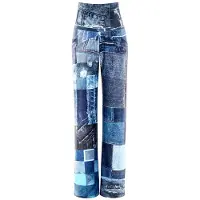 Winshape Pantalon de sport 'CUL101C' bleu nuit / bleu denim / bleu clair
