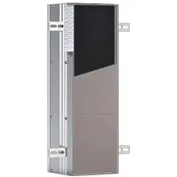 Emco Module WC ASIS PLUS UP 492x154mm Charnière de porte à droite Aluminium