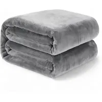 Luft Couverture Fleece - 230x200cm - Extra large et super douce - Plaid - Couverture de canapé - Plaid Fleece - Couverture chaude pour canapé