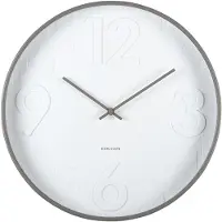 Karlsson - Horloge murale Ayuno - Gris foncé - Ø40cm