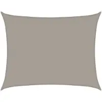 vidaXL Voile d'ombrage 160 g/m² rectangulaire gris clair 6x8 m PEHD
