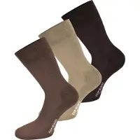 Normani Chaussettes beige / marron / brun foncé / blanc