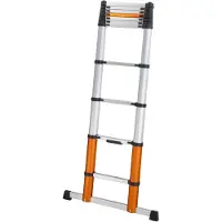 Batavia Echelle télescopique 3.27m - Echelle seule - Longueur étendue 327cm - Anti-dérapant - Fermeture souple brevetée - Charge maximale 150kg - Hauteur de travail 427cm - Girafe Air