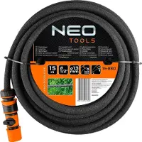 Neo Tools Tuyau d'égouttage de 15 m, diamètre 1/2", idéal pour la pose d'égouttures précises