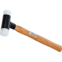 Bgs Marteau de protection | manche en hickory | sans rebond | Ø 30 mm | 300 g