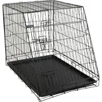 Kerbl Gittertransportbox (Länge x Breite x Höhe 75 x 52 x 61 cm, mit zwei Türen)