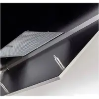NOVY Hotte décorative murale 90cm 550m3/h noir - - 7612 - flatline