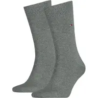 Tommy Hilfiger Chaussettes Classique Lot de 2 Gris