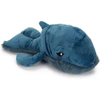Beeztees Jouet pour chien en peluche sans couineur, motif : baleine Ivan 34 cm