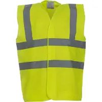 Yoko Pack 50 Gilet haute visibilit? Hi Vis Yellow - Yoko YHVW100 - Taille 3XL