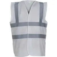 Yoko Pack 50 Gilet haute visibilit? White - Yoko YHVW100 - Taille M