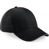 Beechfield Pack 50 Casquette homme Athleisure - 6 panneaux Black/Graphite Grey - Beechfield B20 - Taille One Size