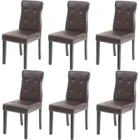 MCW Chaise de salle à manger -E58 (lot de 6)