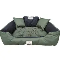 AIO Factory Grand lit pour chien et chat Vert - Kingdog Taille XL 115 x 95 cm