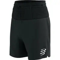 Compressport - Short de trail 2 en 1 - Trail Racing 2-In-1 Short M Black pour Homme - Taille L - Noir