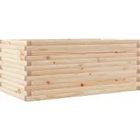 vidaXL Jardinière 110x60x46 cm bois de pin massif