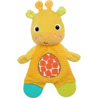 Bright Starts - 12348 - Snuggle - Teether Jouet De Dentition En Peluche Sans Bpa - Girafe, Des La Naissance