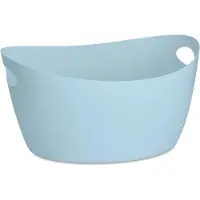 Koziol BOTTICHELLI L panier à linge 15 L Ovale Bleu clair