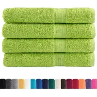vidaXL Serviettes de sauna de qualité supérieure SOLUND 4 pcs 600 g/m²